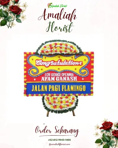 Bunga Papan Congratulation di Polaman